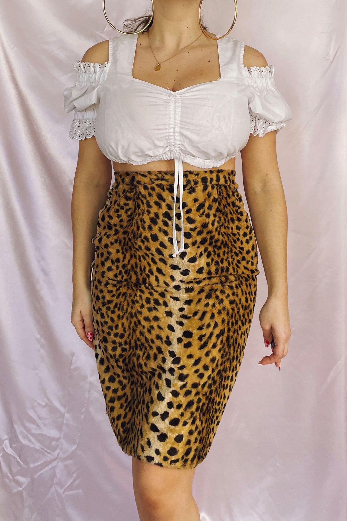 Animal print hotsell pencil skirt uk